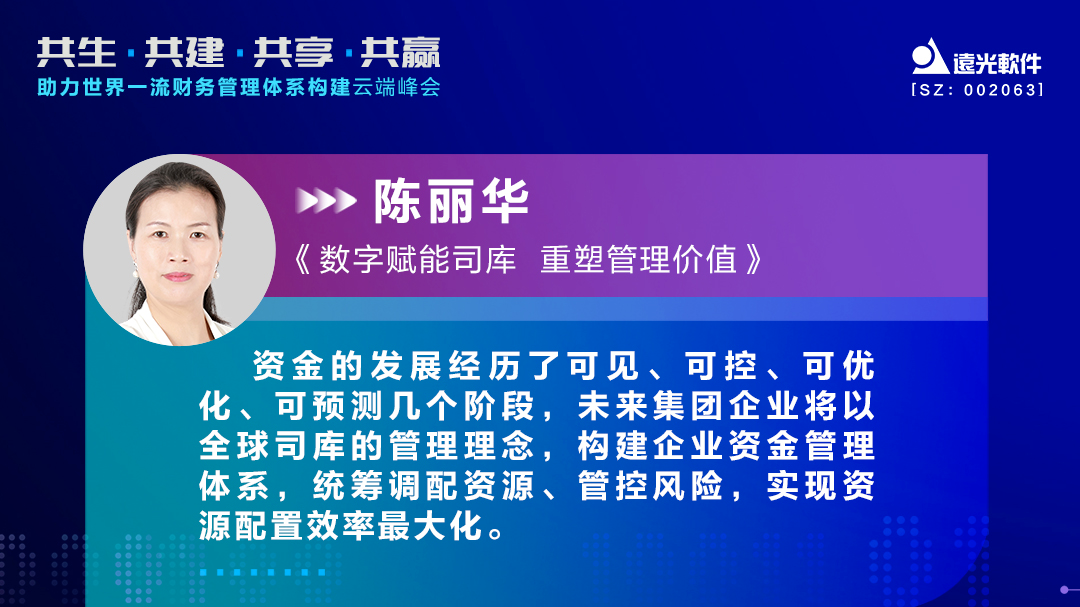 美高梅mgm软件陈丽华：数字赋能司库，重塑管理价值